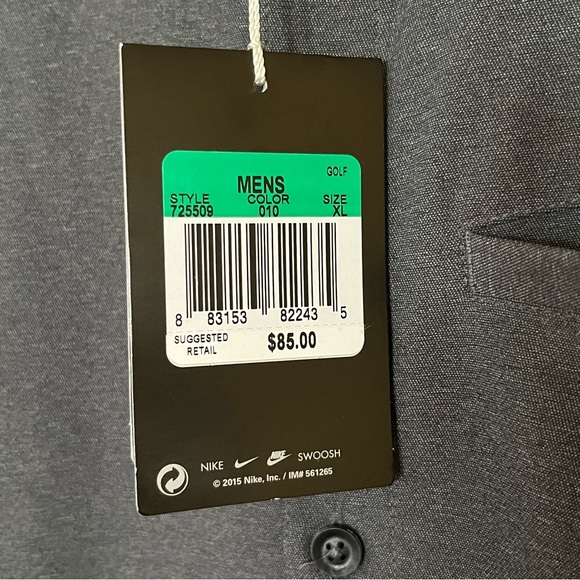 Nike Dri-Fit Button Front Golf Shirt - Picture 4 of 5